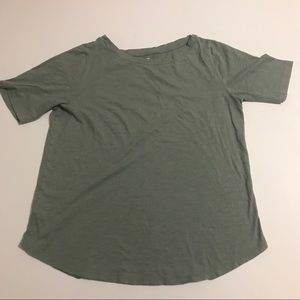 Sage green short sleeve tee size M loft